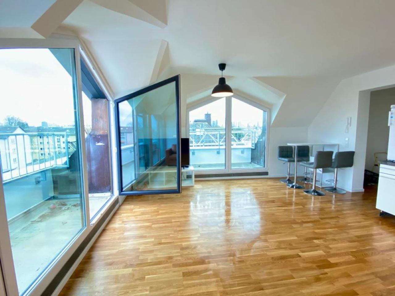 Schoenes Erwachen Im Frankfurter Penthouse Frankfurt am Main Ngoại thất bức ảnh