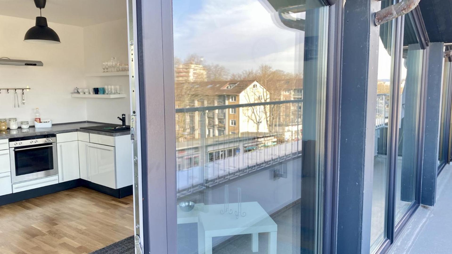 Schoenes Erwachen Im Frankfurter Penthouse Frankfurt am Main Ngoại thất bức ảnh