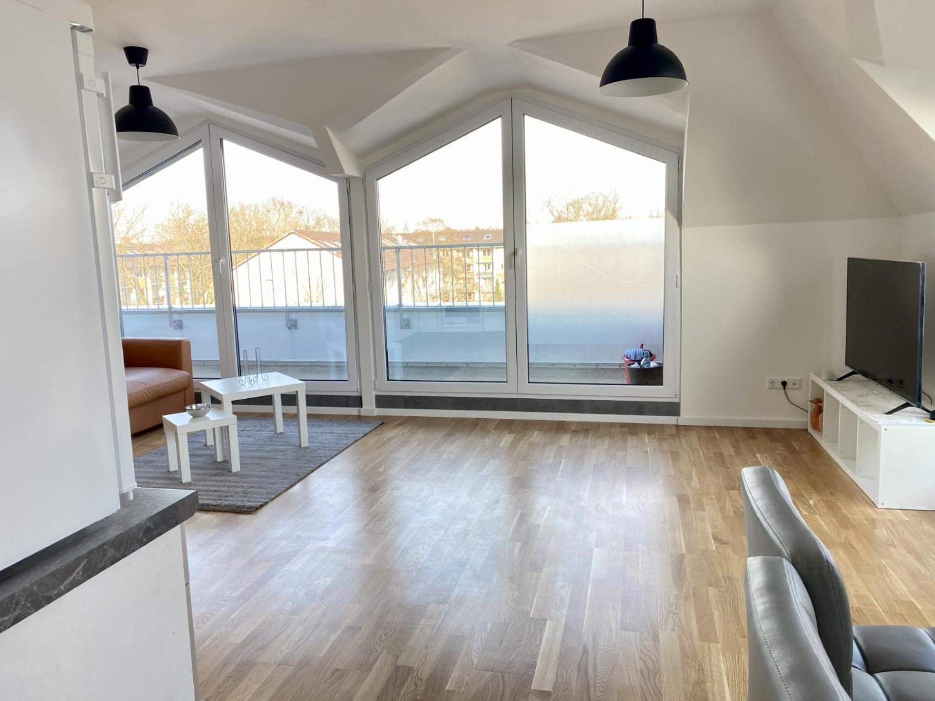 Schoenes Erwachen Im Frankfurter Penthouse Frankfurt am Main Ngoại thất bức ảnh